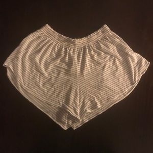 Brandy Melville Striped Flowy Shorts